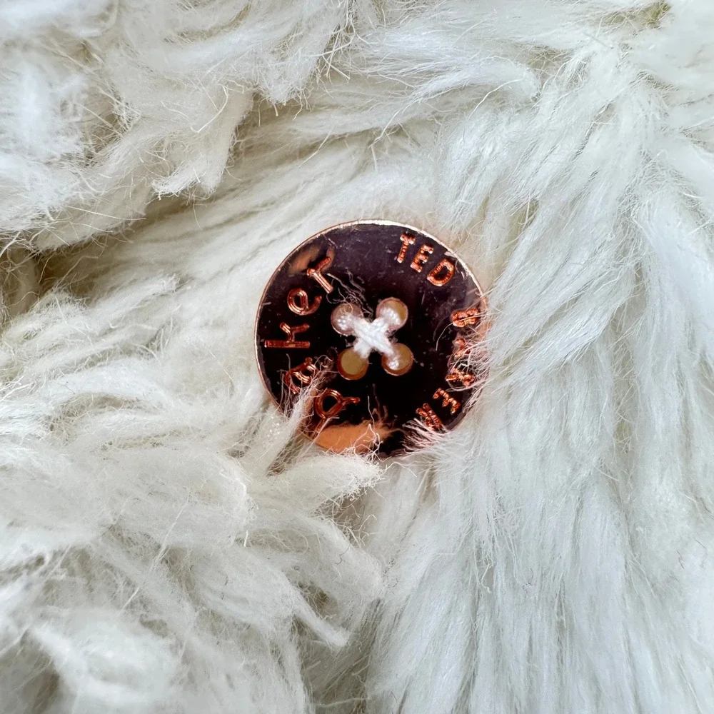 Baker by Ted Baker Girls Faux Fur Shrug Jacket 3T Holiday‎ Party Wedding Fancy